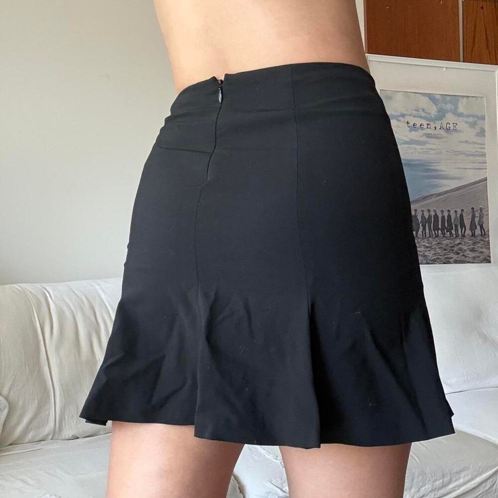 Vintage 90s black mini skirt - Picture 2 of 3